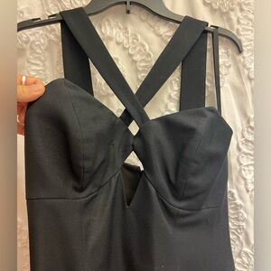 Vintage’93 black cocktail dress by Huey Waltzer size 8.